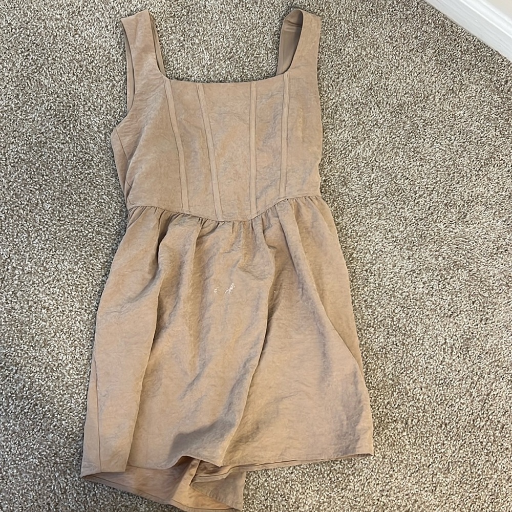 Cute beige dress
